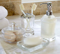 Dwell™ Classic Handcrafted Glass Bathroom Accessories Bundle 3
