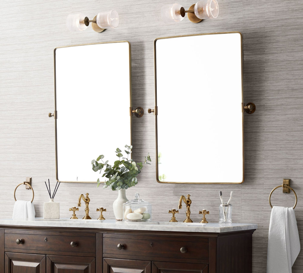 Dwell™ Classic Handcrafted Glass Bathroom Accessories Bundle 3