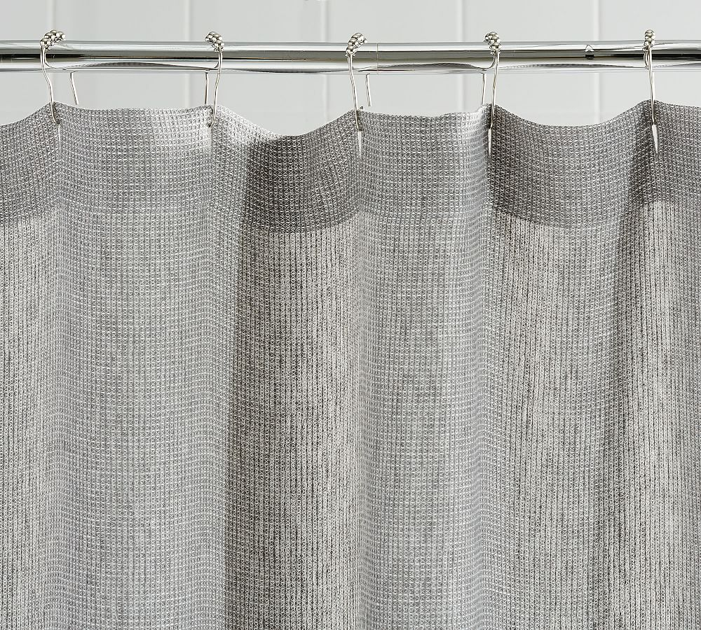 Dwell™ European Waffle Shower Curtain 1