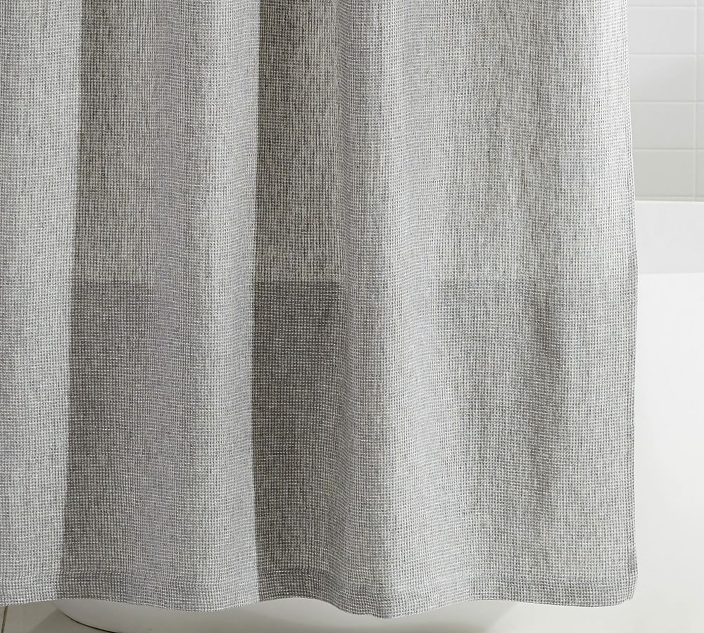 Dwell™ European Waffle Shower Curtain 1