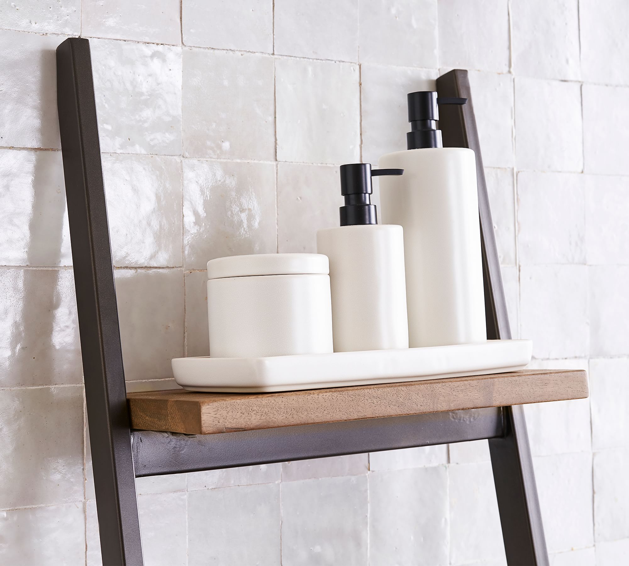 Dwell™ Mason Stoneware Bathroom Accessories Bundle 2
