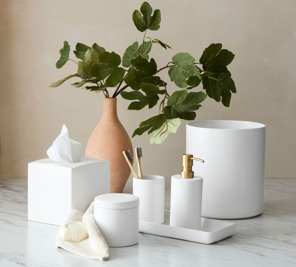 Dwell™ Mason Stoneware Bathroom Accessories Bundle 2