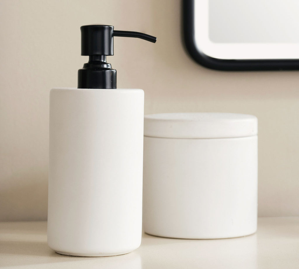 Dwell™ Mason Stoneware Bathroom Accessories Bundle 2