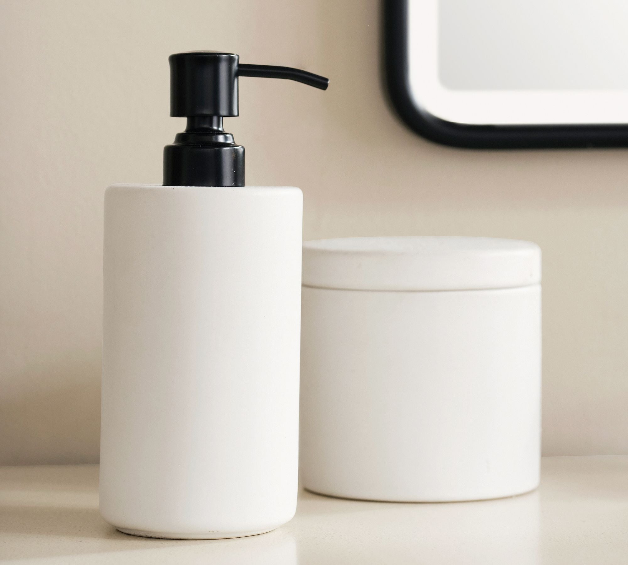 Dwell™ Mason Stoneware Bathroom Accessories Bundle 2