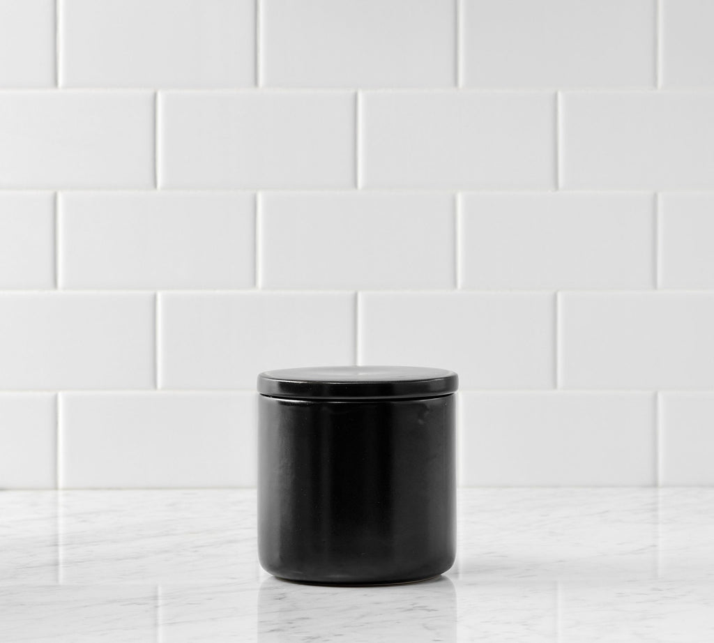 Dwell™ Matte Black Porcelain Bathroom Accessories Bundle 4