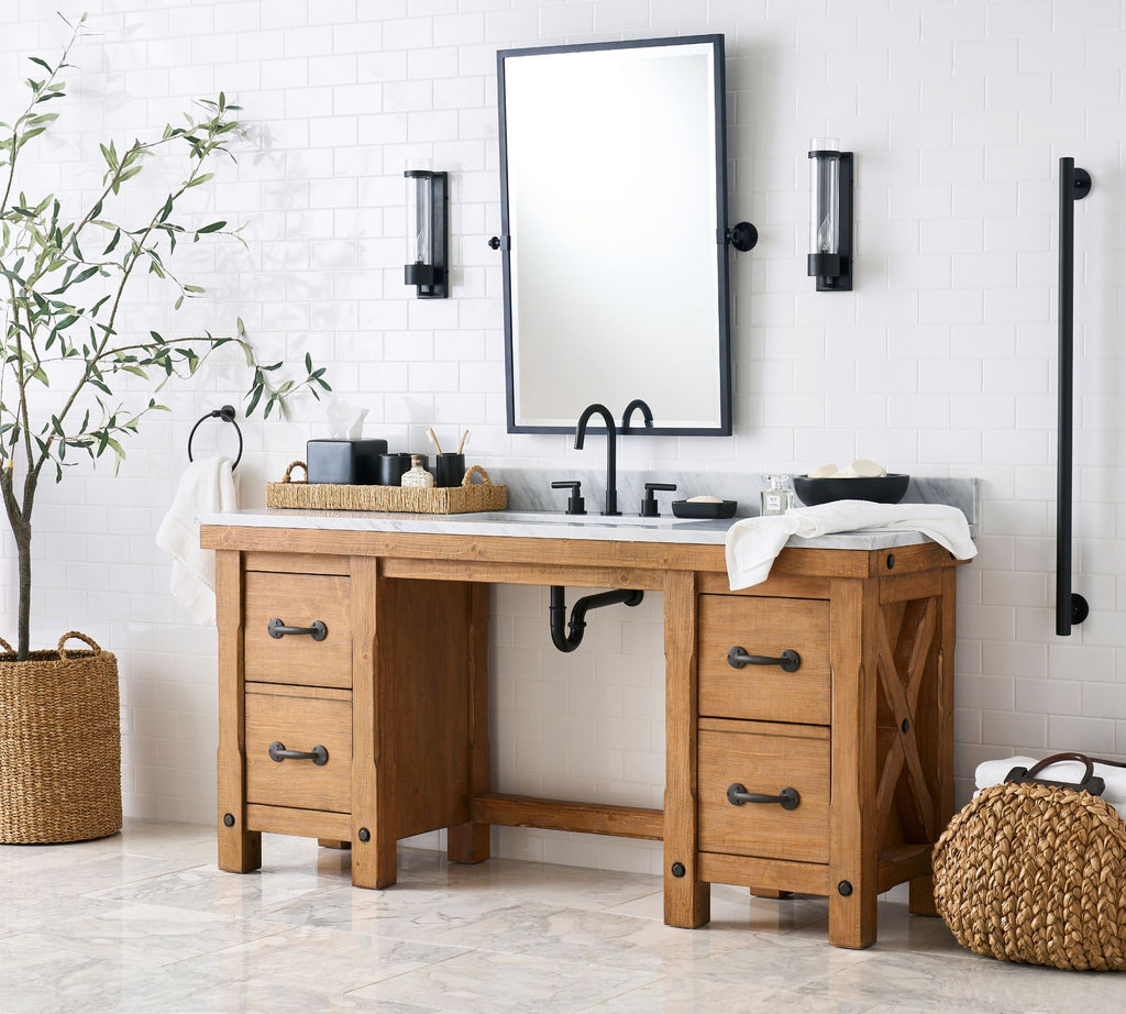 Dwell™ Matte Black Porcelain Bathroom Accessories Bundle 4